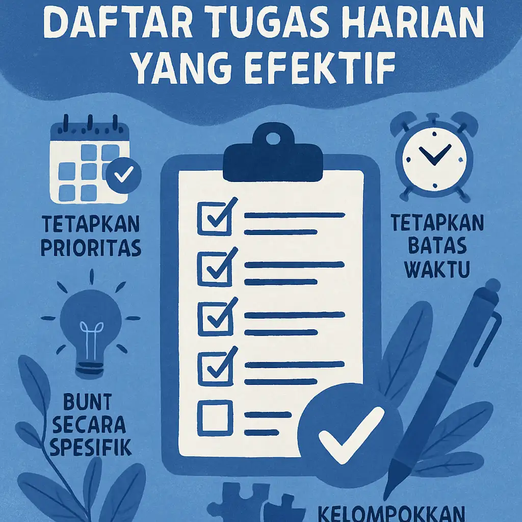 Strategi Membuat Daftar Tugas Harian yang Efektif